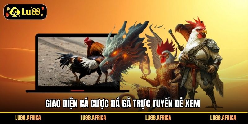 Giao diện cá cược đá gà trực tuyến dễ xem